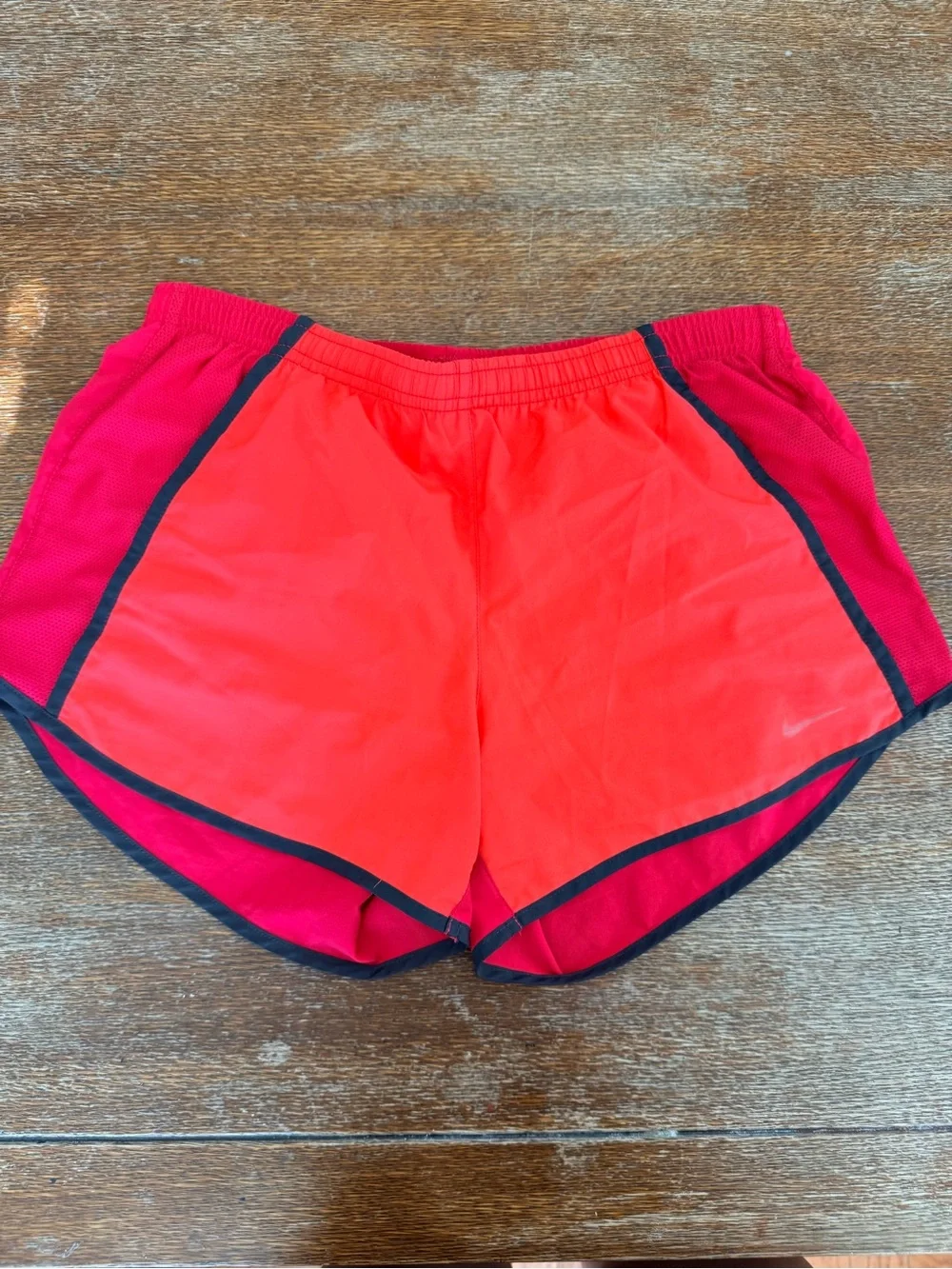 Nike Women’s Bright Red and Hot Pink Athletic Shorts